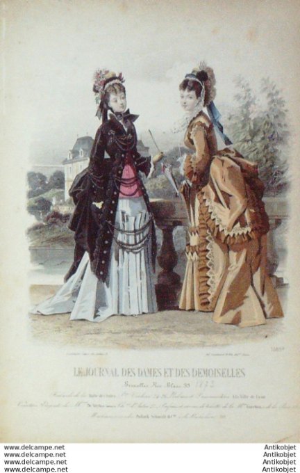 Journal des Dames Demoiselles 1872 # 1089