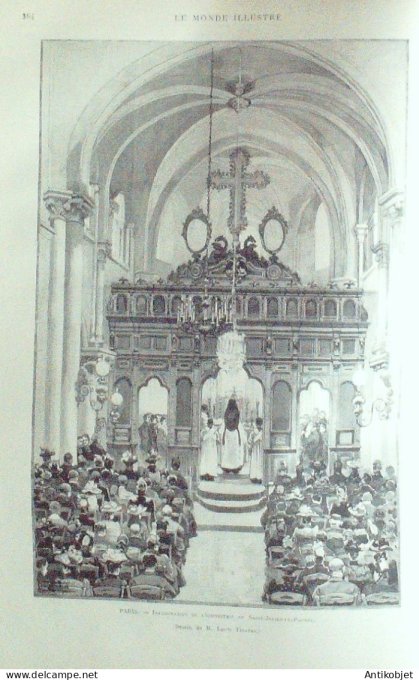 Le Monde illustré 1891 n°1780 Bruxelles Fourmies (59) Italie Rome Pozzo-Pantaleo Berlin De Moltke