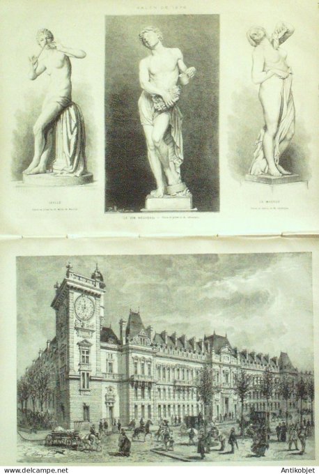 Le Monde illustré 1877 n°1041 Belgique Soignes Russie Bessarabie Senlis (60)