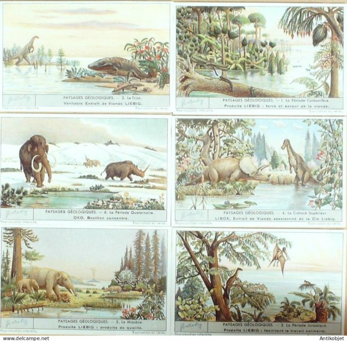 Chromo Liebig Sang 1296 Paysages geologiques (1934)