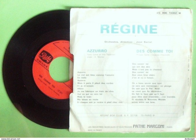 Régine 45T SP Azzurro 1969