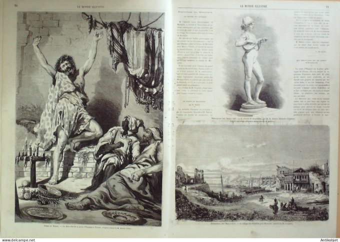 Le Monde illustré 1865 n°430 Maroc Tétouan Algérie Ouargla La Roquette Prison
