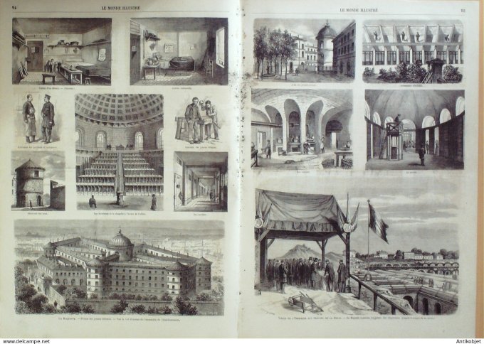 Le Monde illustré 1865 n°430 Maroc Tétouan Algérie Ouargla La Roquette Prison