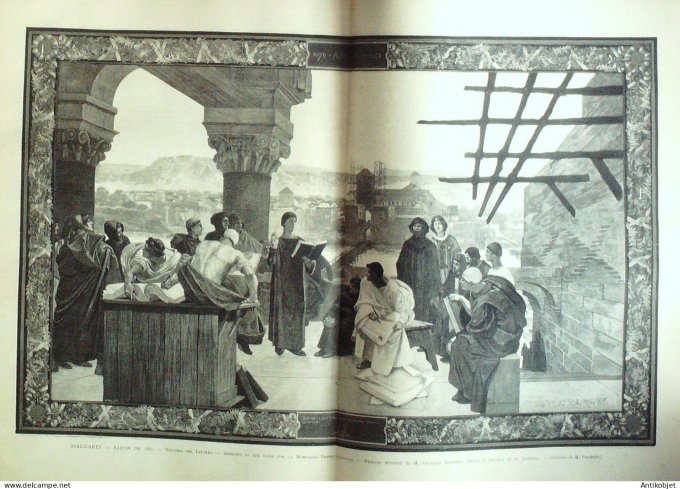 Le Monde illustré 1887 n°1601 Congo Bou-Banguis cirque d'hiver Sorbonne La Tosca