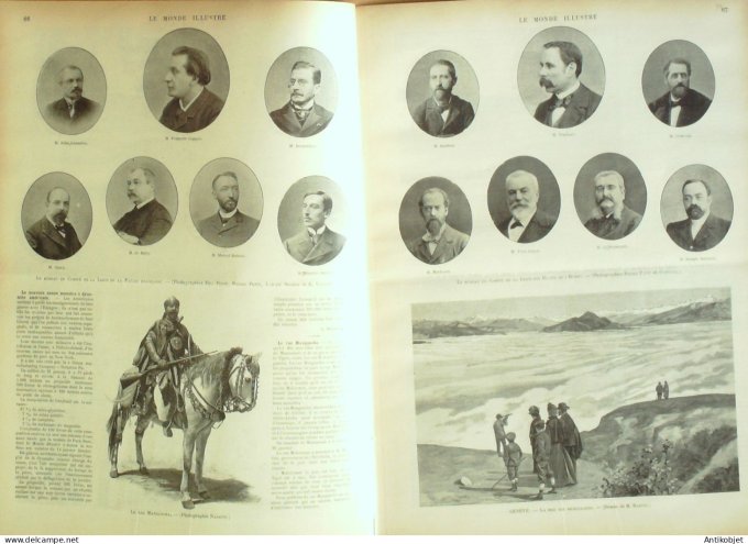 Le Monde illustré 1899 n°2183 Sénégal Samory St-Louis ras Mangascha Terre-Neuve St-Pierre