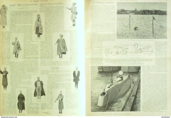 Le Monde illustré 1899 n°2183 Sénégal Samory St-Louis ras Mangascha Terre-Neuve St-Pierre