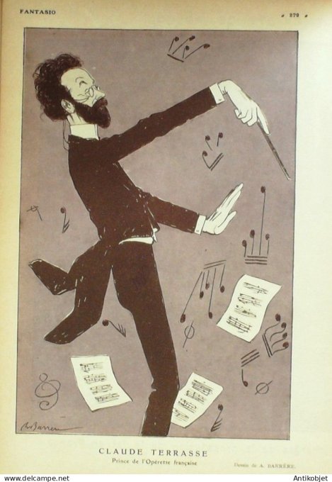 Fantasio 336 1921 Gerbault Monna Delza Bourgeois Leandre Lissac