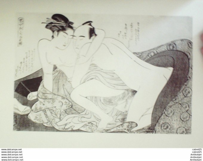 Estampe Japonaise scène érotique (Kitagawa Utamaro 1753-1806)