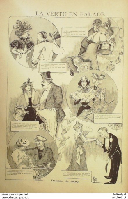 Gil Blas 1899 n°26 Jules DEMOLLIENS WILLIAM SALABERT Lucien PUECH GOG