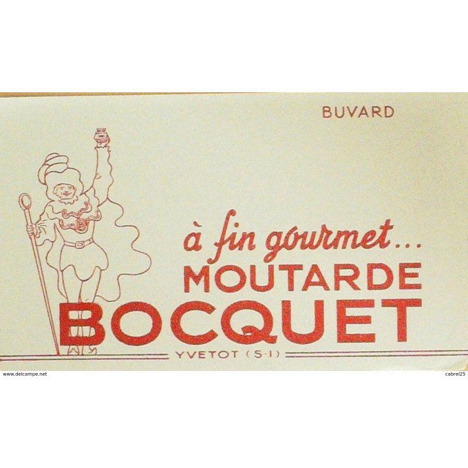 Buvard BOCQUET Moutarde