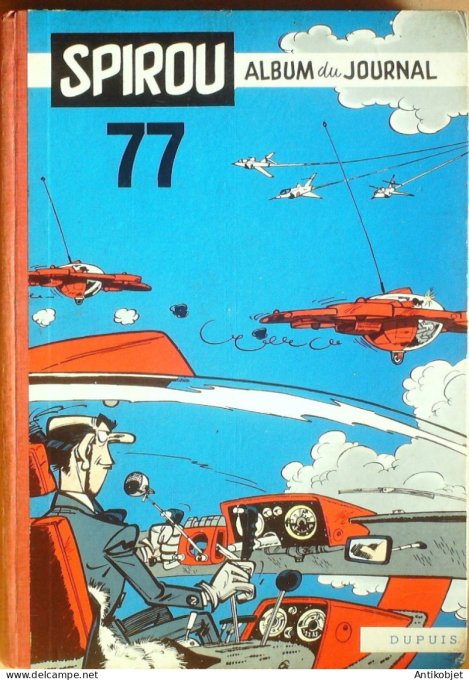 Album Spirou 77 Dupuis (n°1155-1164) 1960 (02-06 au 04-08) Eo complet