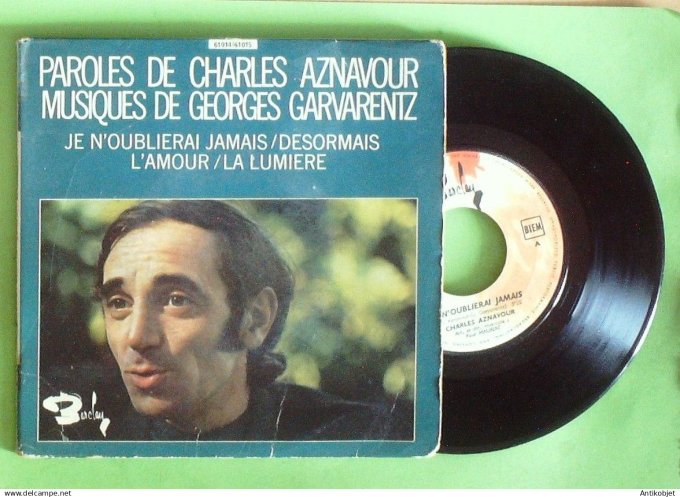Aznavour Charles 45T EP double Désormais 1968