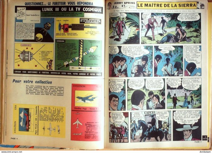 Album Spirou 77 Dupuis (n°1155-1164) 1960 (02-06 au 04-08) Eo complet