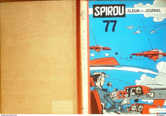 Album Spirou 77 Dupuis (n°1155-1164) 1960 (02-06 au 04-08) Eo complet