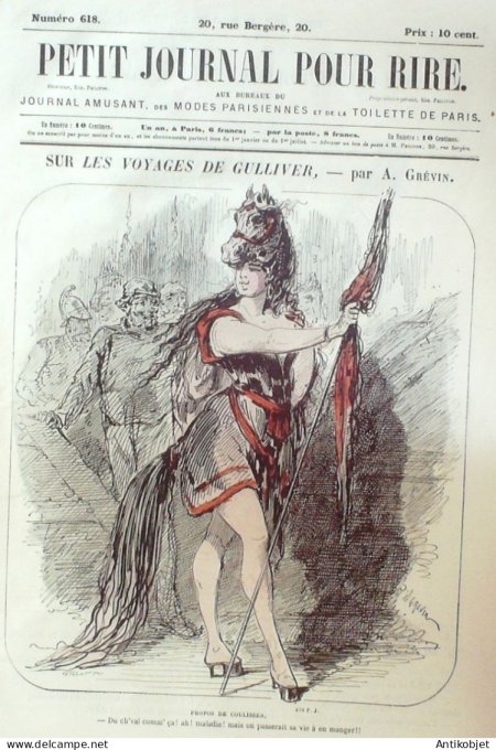 Petit journal pour Rire 1867 # 618 Le bal de l'Opera Grevin