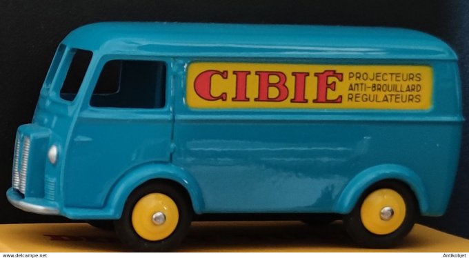 Peugeot D3A Cibié bleu Dinky Toys Atlas 1:43 sans boîte