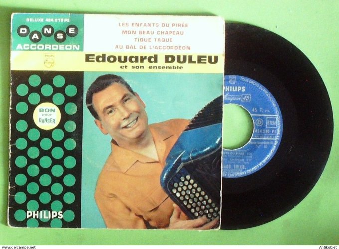 Duleu Edouard 45T EP Les enfants du Pirée (languette) 1955