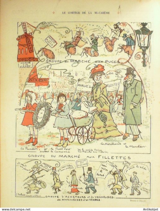 Le Rire 1908-03-28 # 269 Journal humoristique Ed.Originale Vierge sixtine de Raphael