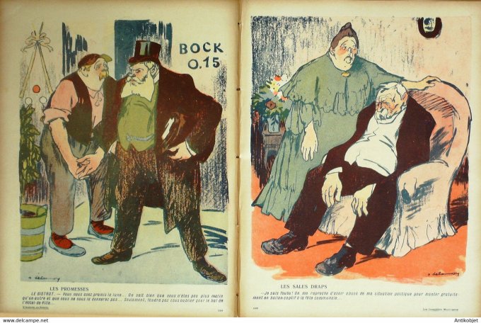 L'Assiette au beurre 1908 # 371 Les Conseillers Municipaux Delannoy