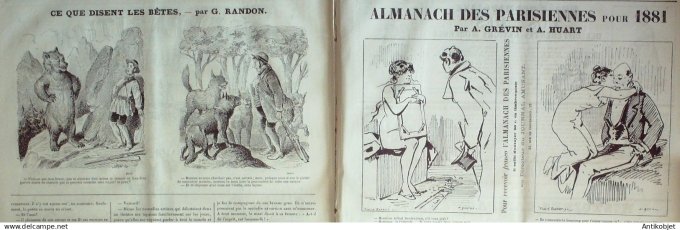 Le Journal Amusant 1880 # 1259 Reapparition des huitres par Leonnec