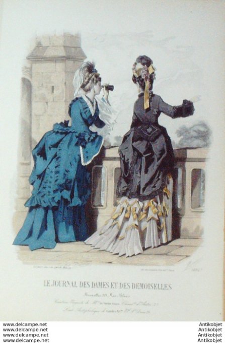 Journal des Dames Demoiselles 1872 # 1092