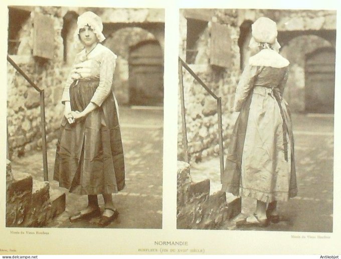 Normandie Honfleur (14) Paysannes Normandes  par Ch.Massin XXème