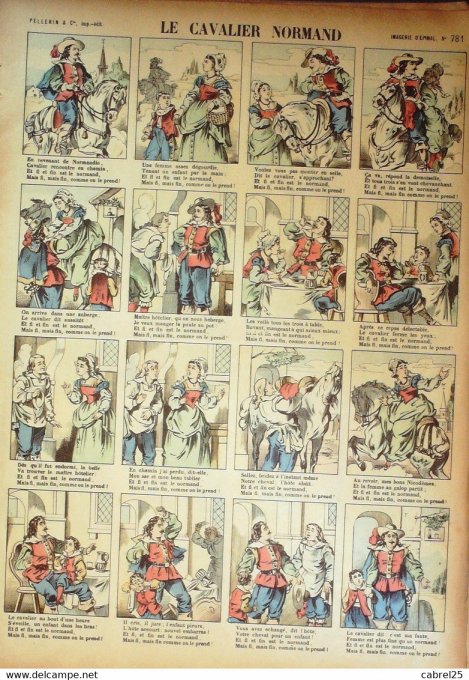 Le Cavalier Normand  (Pellerin d'epinal)