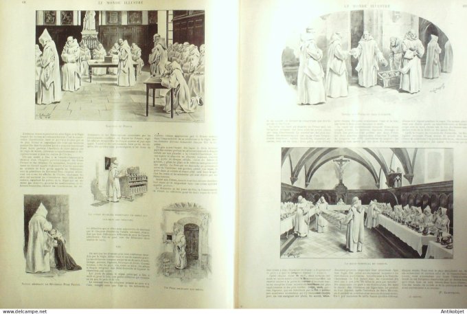 Le Monde illustré 1898 n°2130 Général Saussier Chartreux Marseille (13) Tunisie