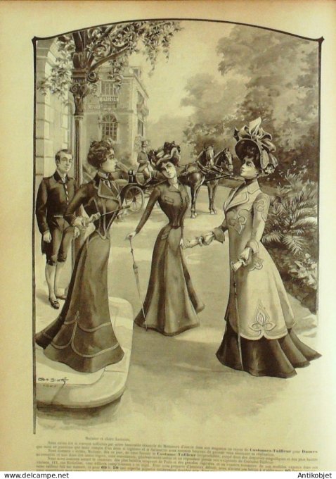 Le Monde illustré 1900 n°2272 Bruxelles Prince Albert tribune royale Carnac St-Cornély (56)