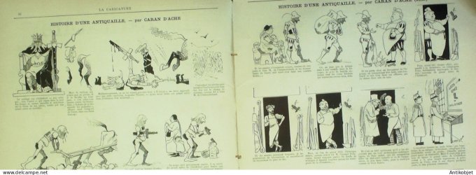 La Caricature 1883 #166 Dernier coup de feu Loys Antiquaille Caran d'Ache Loys Trock
