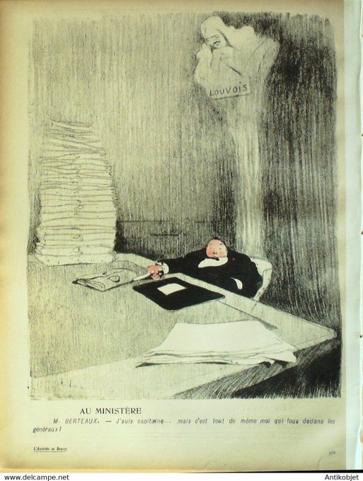 L'Assiette au beurre 1905 n°230 Officiers de réserves dispenses Villemot