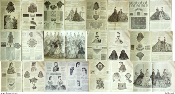 Le Monde illustré 1865 n°437 Japon Ile Sikok Yokohama Cherbourg (50) Bourbonne (52) Mexique Jonuta T