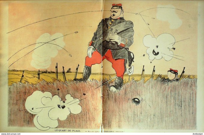 L'Assiette au beurre 1905 # 230 Officiers de réserves dispenses Villemot