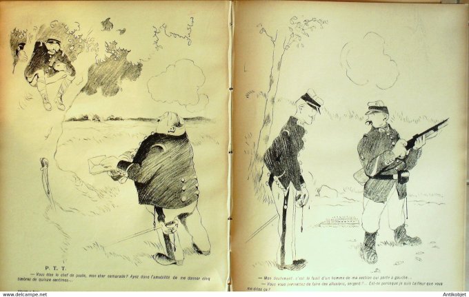 L'Assiette au beurre 1905 # 230 Officiers de réserves dispenses Villemot