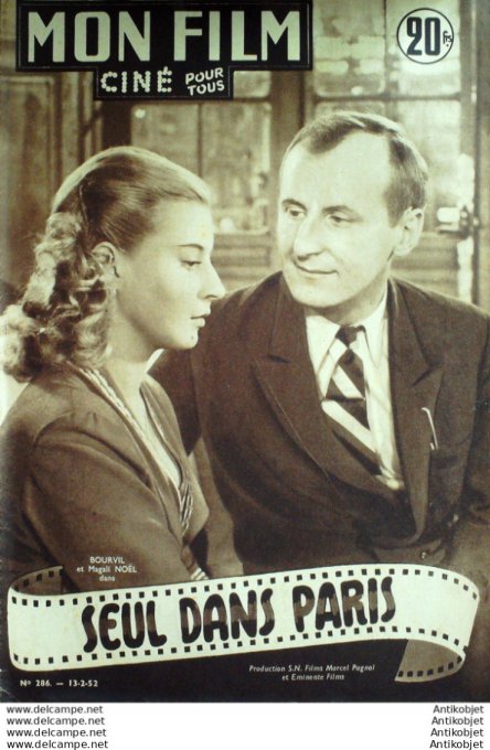 Seul Dans Paris Bourvil Magali noel Camille Guerini