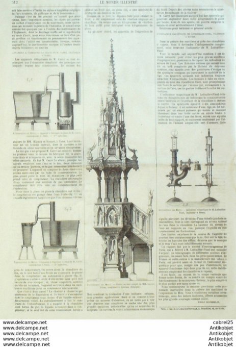 Le Monde illustré 1861 n°226 Turquie Abdul Aziz Sultan Egypte Koum Ombos Marseille Cosaques Du Kouba