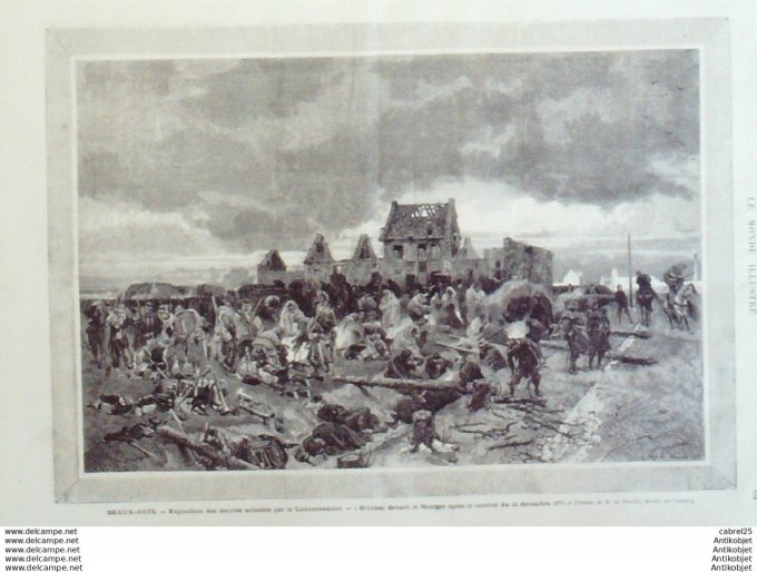 Le Monde illustré 1873 n°825 Japon Mikado Yeddo Angleterre Chislethurst Finistère (29) Espagne Madri