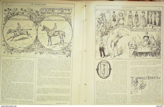 Le Triboulet 1888 n°38 CHASSEZAC BLASS ROLAND BARABANDY