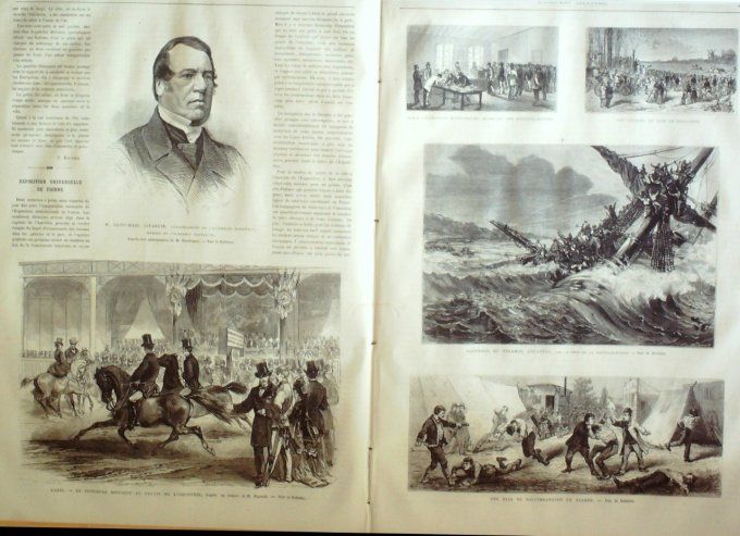 L'Univers illustré 1873 # 943 Zanzibar Vienne Expo universelle 