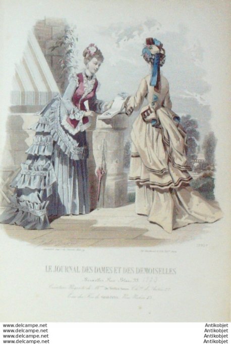 Journal des Dames Demoiselles 1872 # 1095