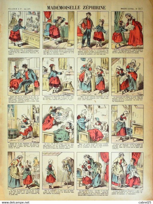 Mademoiselle Zephirine (Pellerin d'epinal)