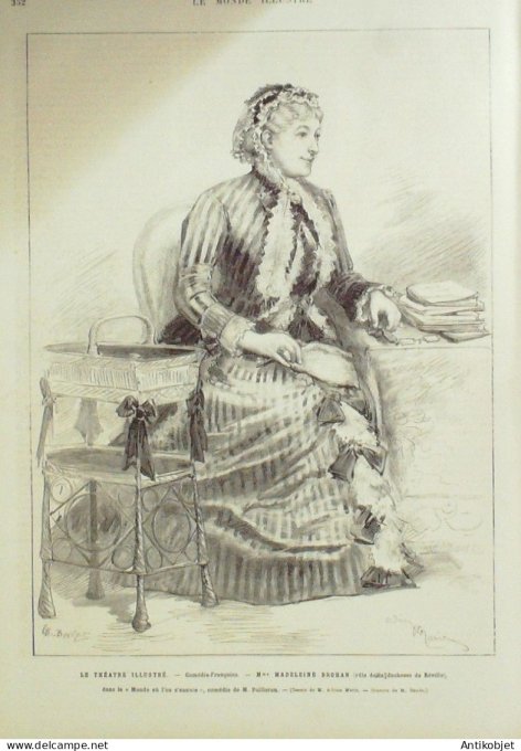 Le Monde illustré 1881 n°1288 Sénégal Toukoto Koniokovi Médine Tunisie gorge de Béja