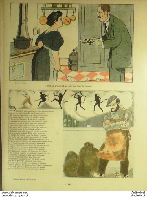 La Baionnette 1917 # 120 (Au charbon) Harley Hass Giles Gastyne Ordner Manfredini