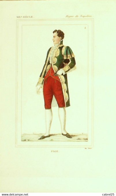 Portrait Page 19ème sous NAPOLEON 1852