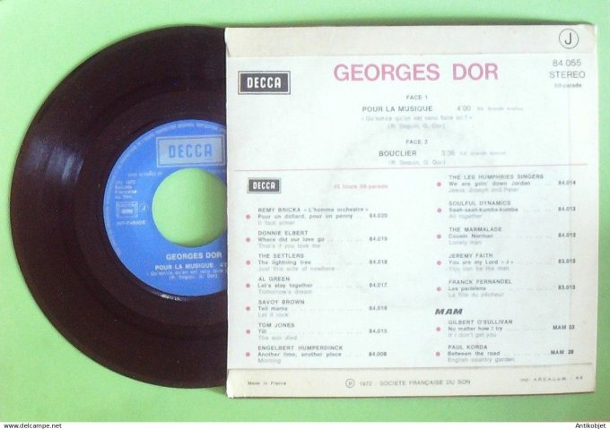 Dor Georges 45T EP Bouclier 1962