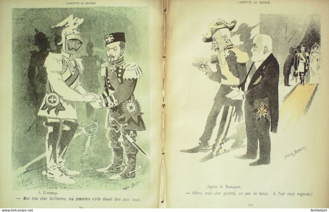 L'Assiette au beurre 1901 #  25 Le Tsar En France Dubucq Braun Front Soffici