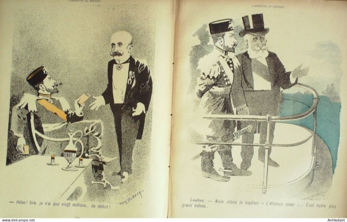L'Assiette au beurre 1901 #  25 Le Tsar En France Dubucq Braun Front Soffici