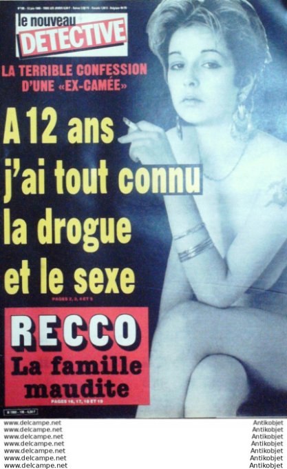 Détective 1986 # 195 Ajaccio Abbeville Sannois Liverdy-en-Brie Colmar Evreux