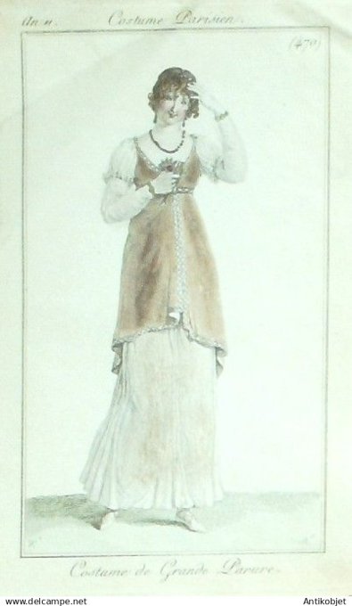 Costume Parisien 1803 an 11 # 470 (eau forte) Costume grande parure