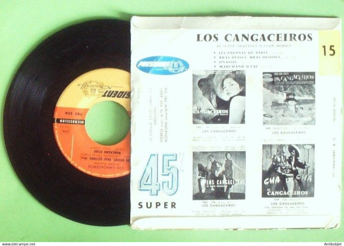 Los Cangaceiros 45T EP Les enfants du Pirée 1962